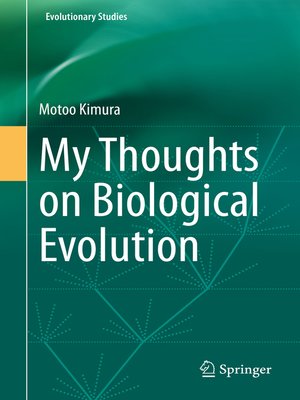 cover image of My Thoughts on Biological Evolution